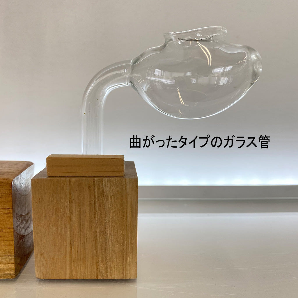 漆伝の花びいどろ"01"|選べるガラス管その2